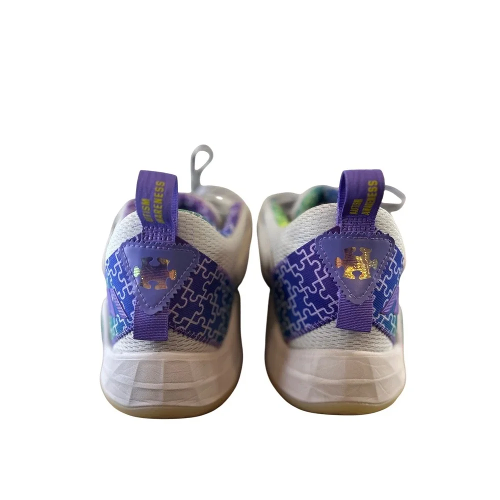 Adidas Donovan Mitchell DON Issue 3 Autism Awareness Grey Purple GY0301 Mens 9